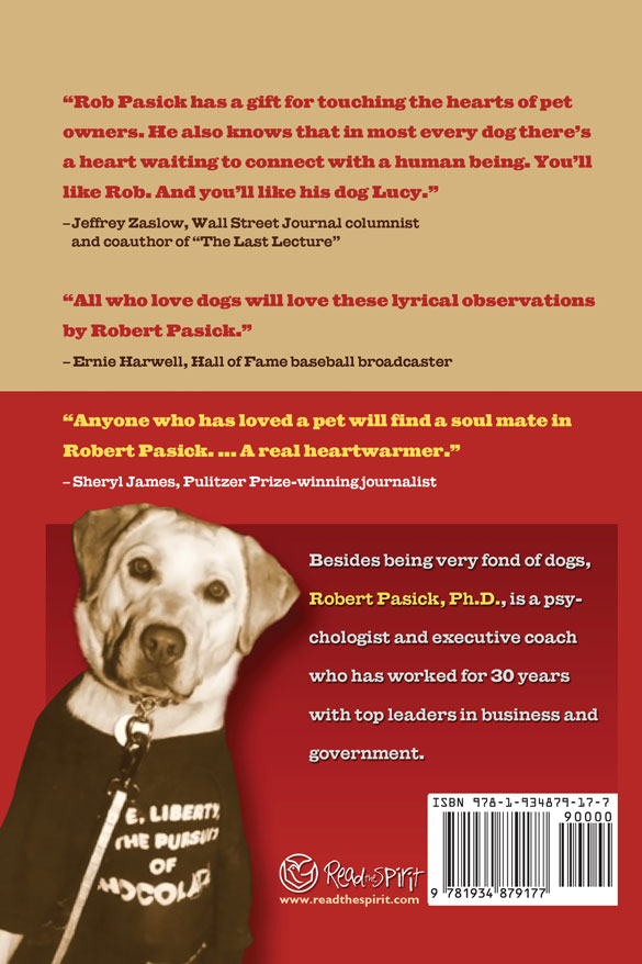Back Cover of the book "Conversations With My Old Dog" by Robert Pasick
