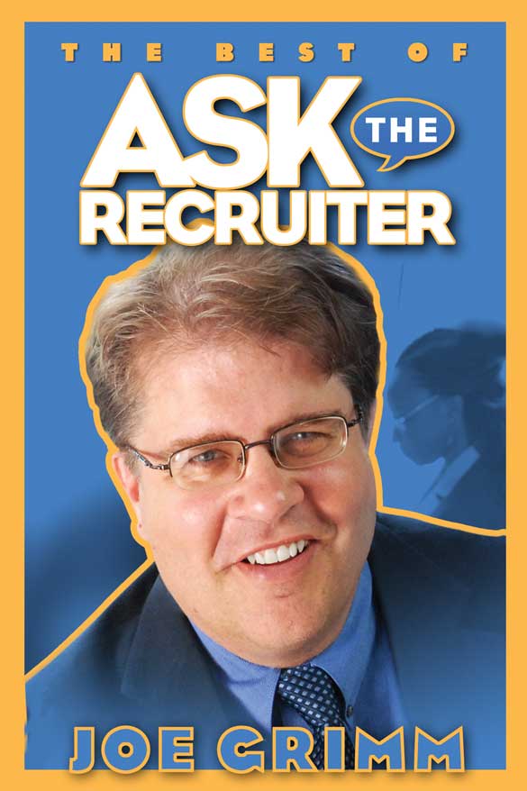 Front Cover of "Ask the Recuriter"