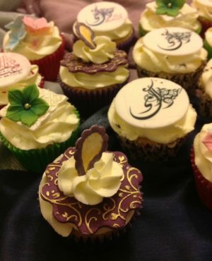 Cupcakes decorated fancy for Eid