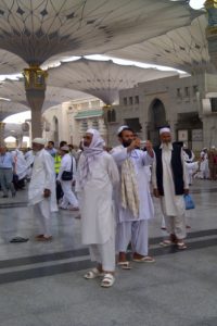 Muslim travelers Hajj