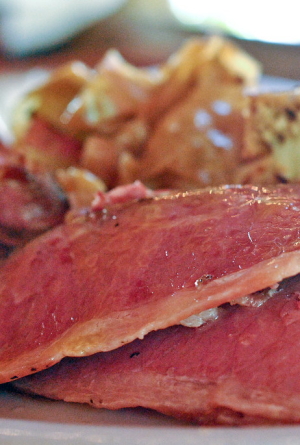 corned beef for St. Patrick's Day