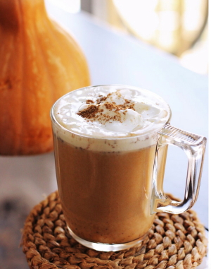 pumpkin spice latte autumn
