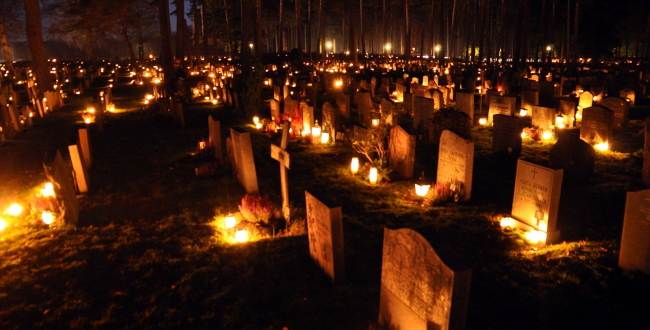 All Saints' Day cemetery