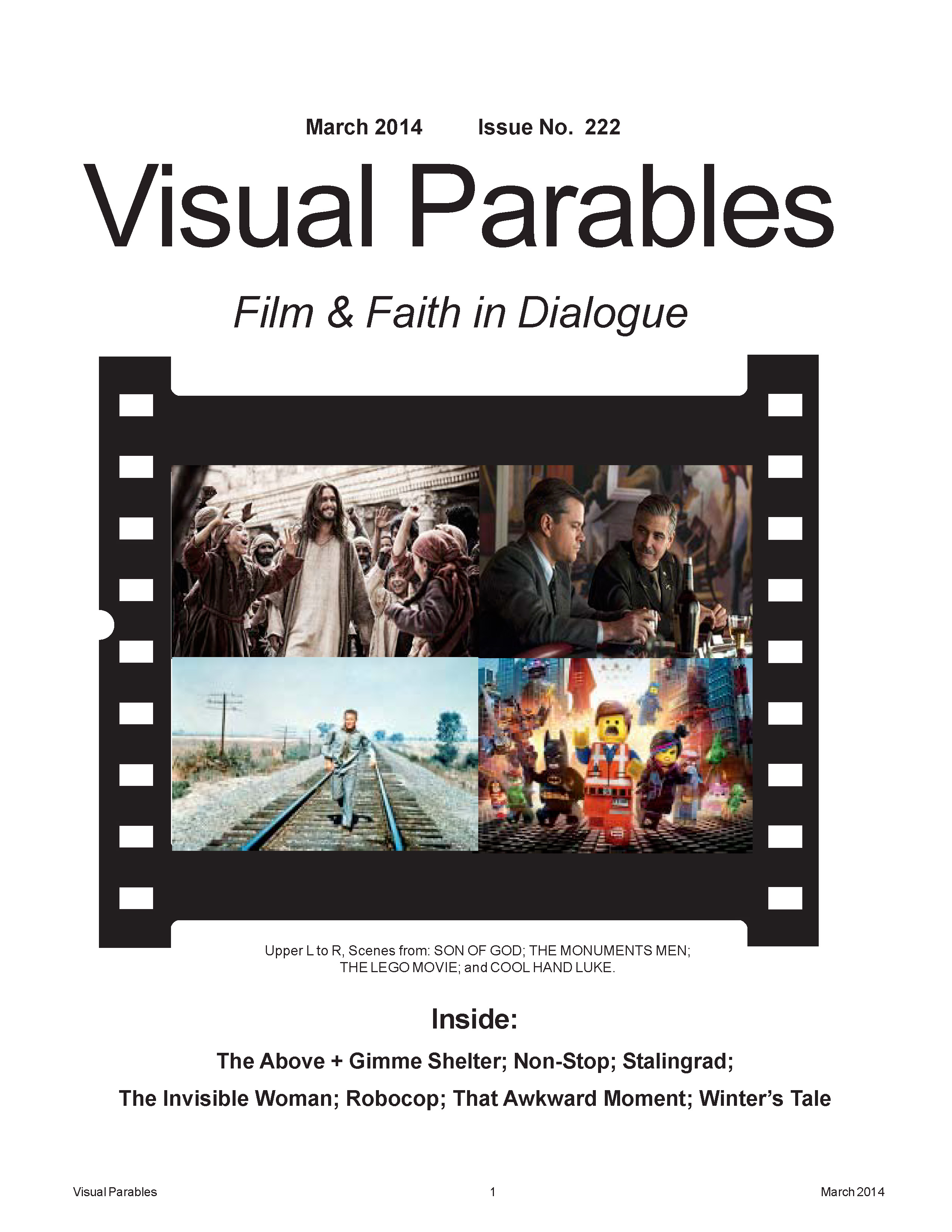 Visual Parables March 2014 issue cover