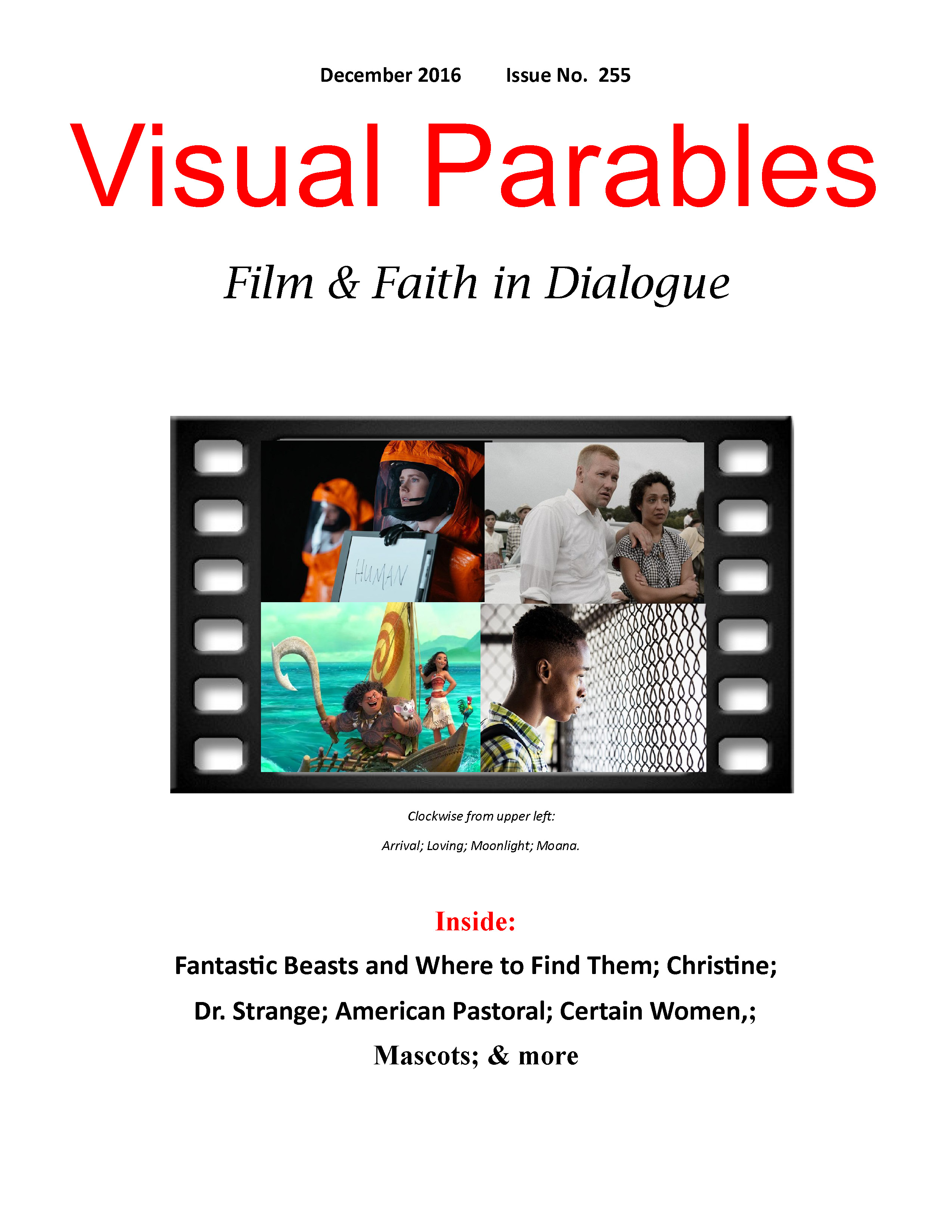 December 2016 issue of Visual Parables