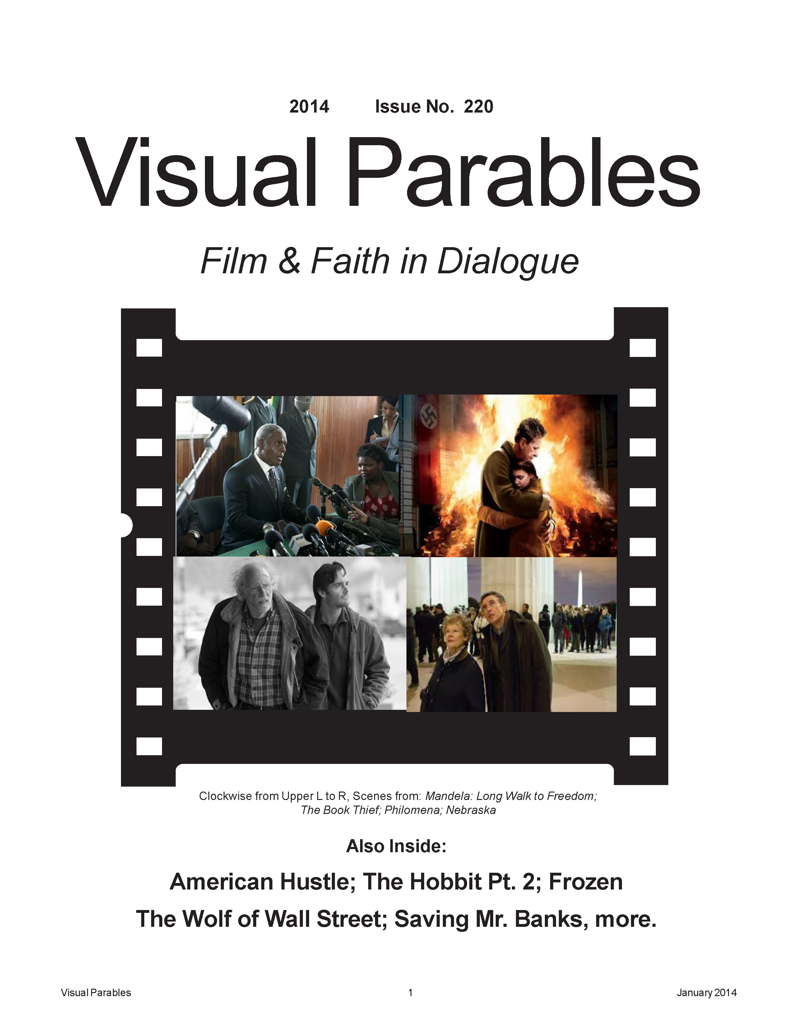 January 2014 issue of Visual Parables
