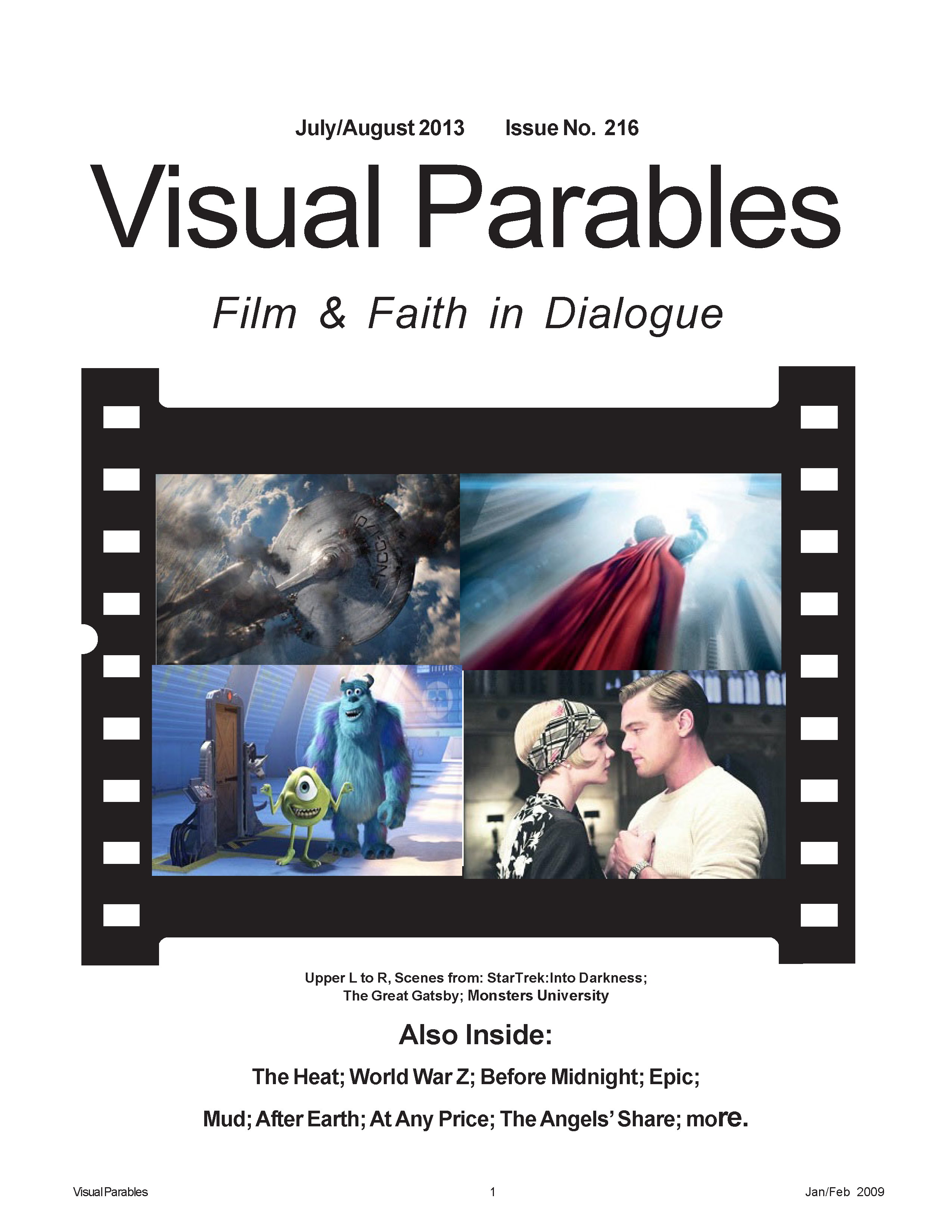 July / August 2013 issue of Visual Parables