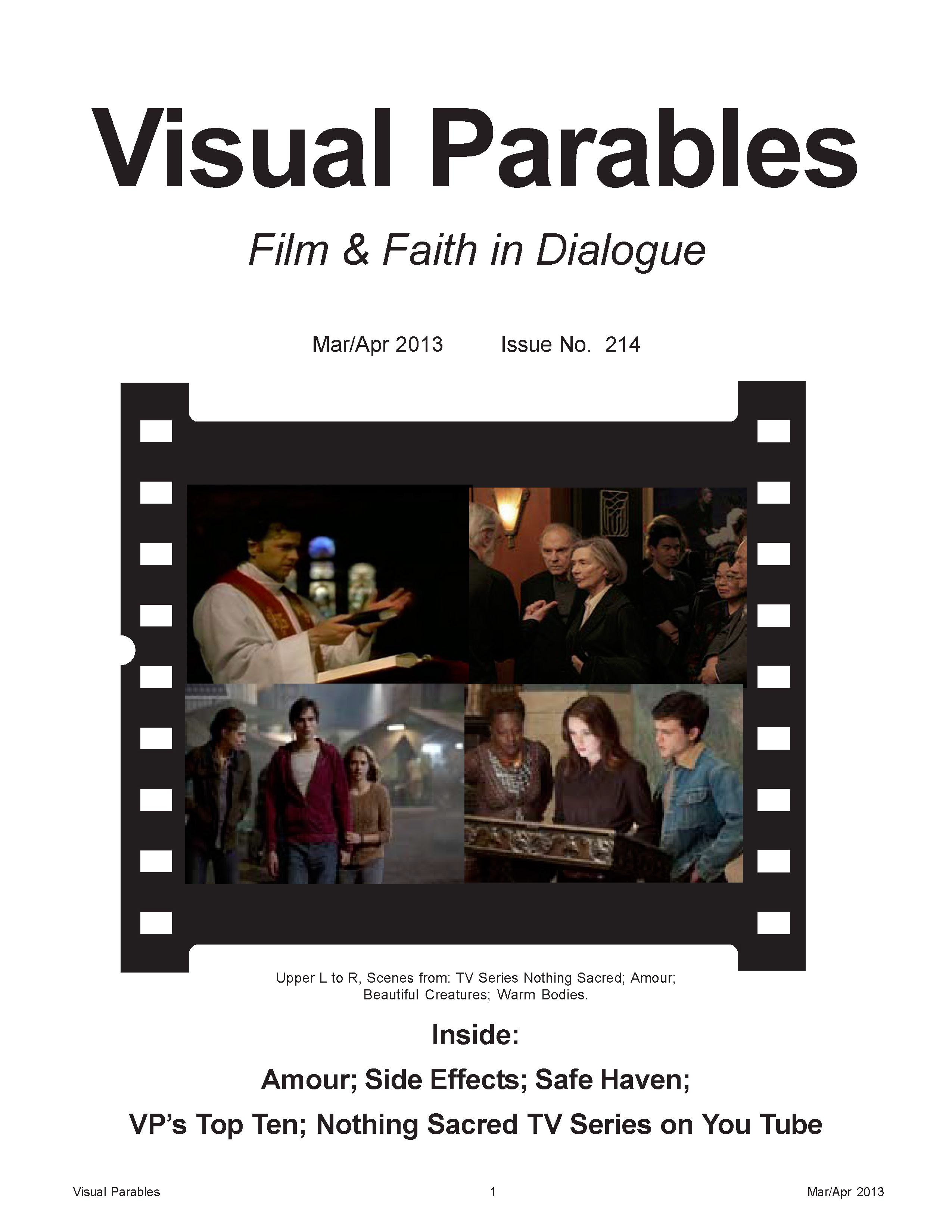 March / April 2013 issue of Visual Parables