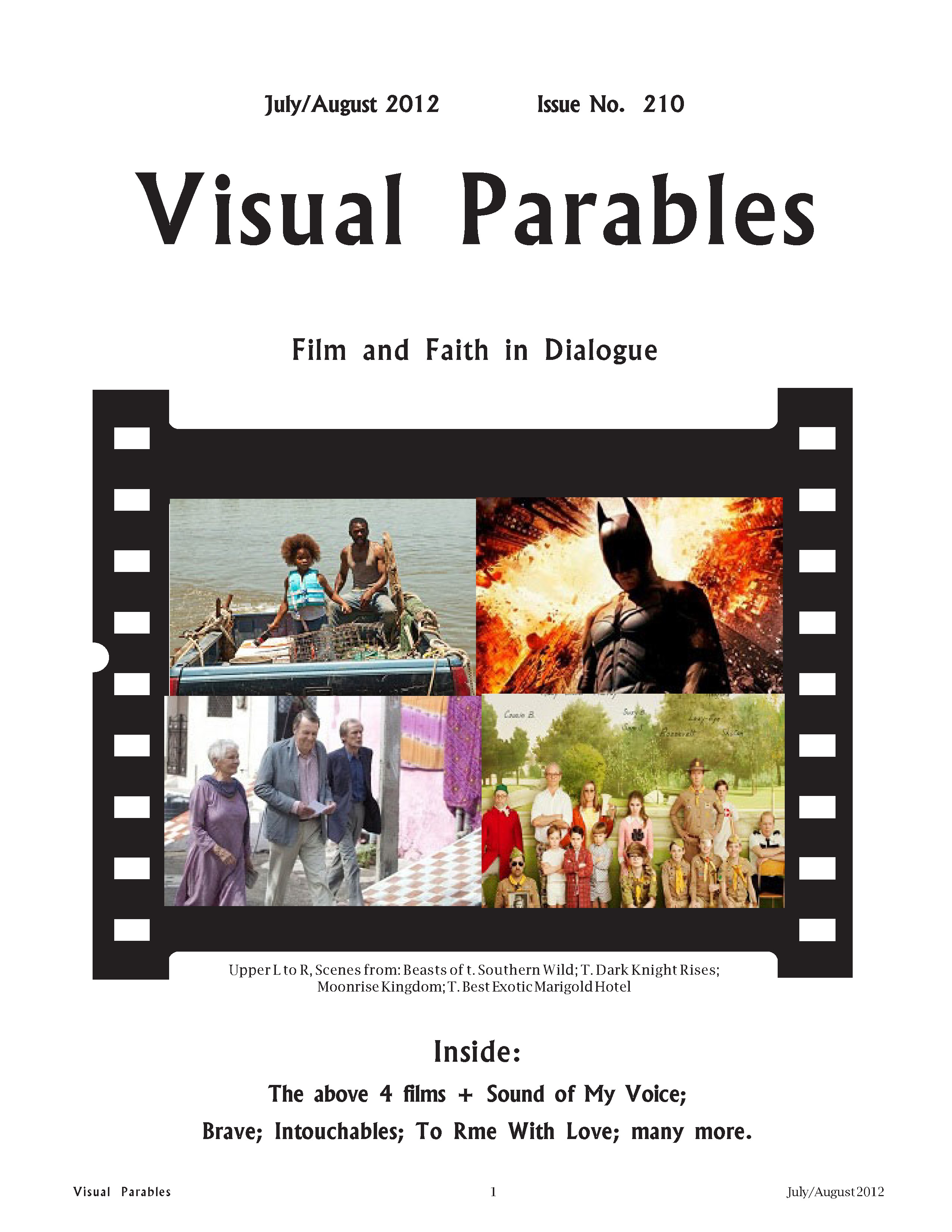 May/June issue of Visual Parables Journal